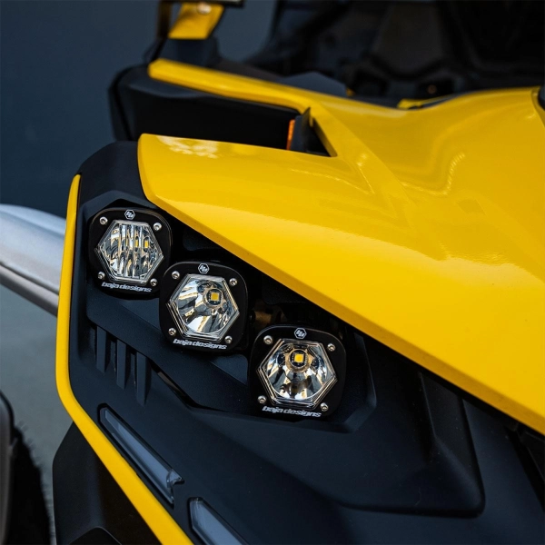 can am maverick r triple s1 unlimited headlight kit 2
